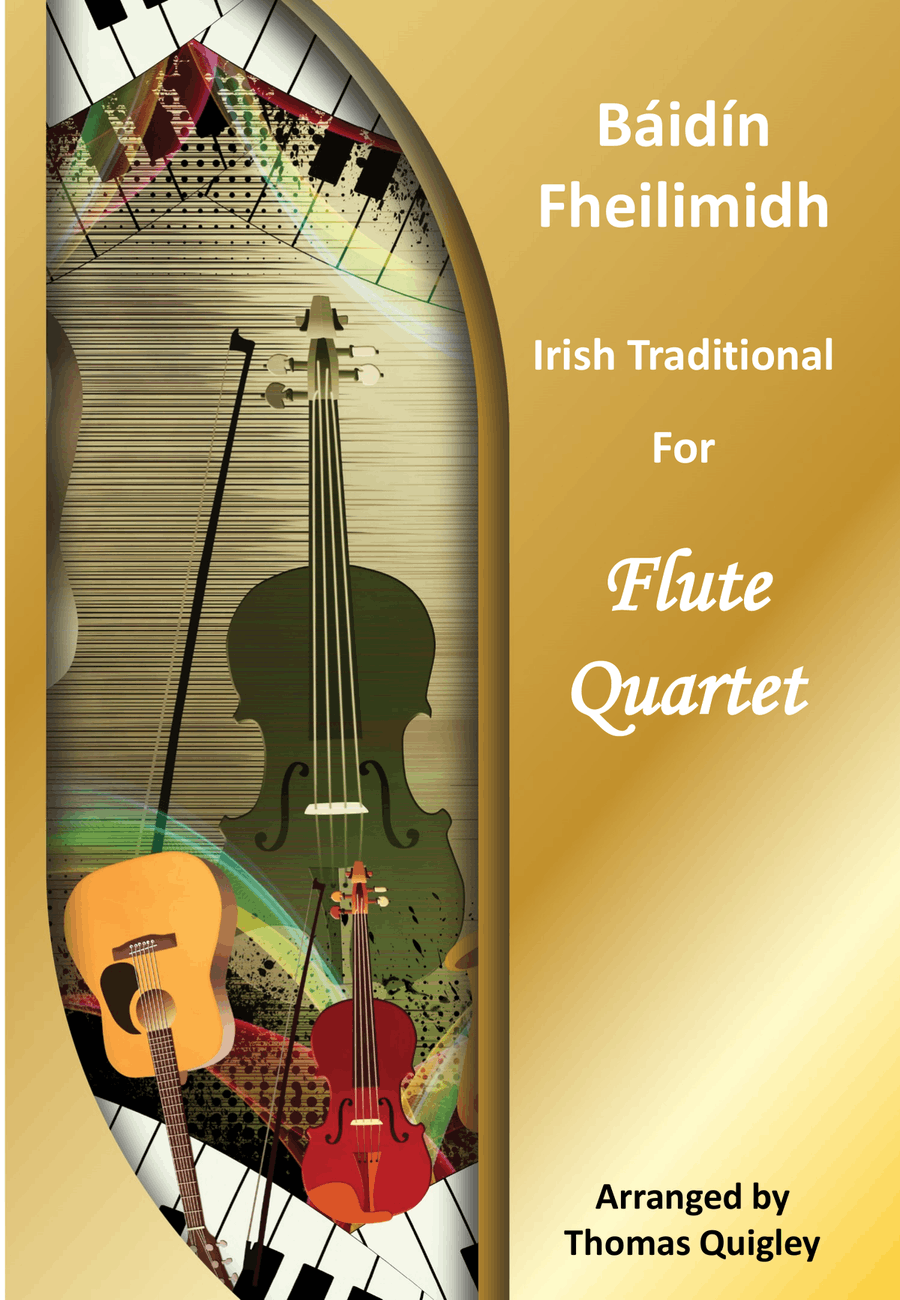 Báidín Fheilimidh Báidín Fheilimidh Flute Quartet scores gallery preview page 1