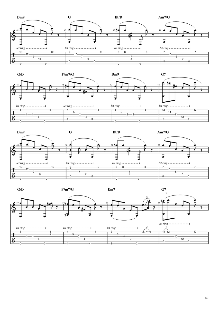 Two Lips Two Lips Electric Guitar scores gallery preview page 4