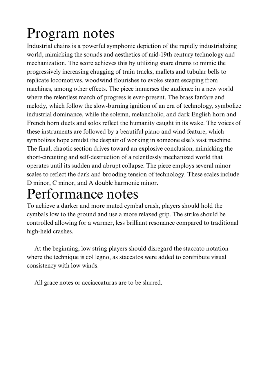Industry chains Chamber Music scores gallery preview page 3