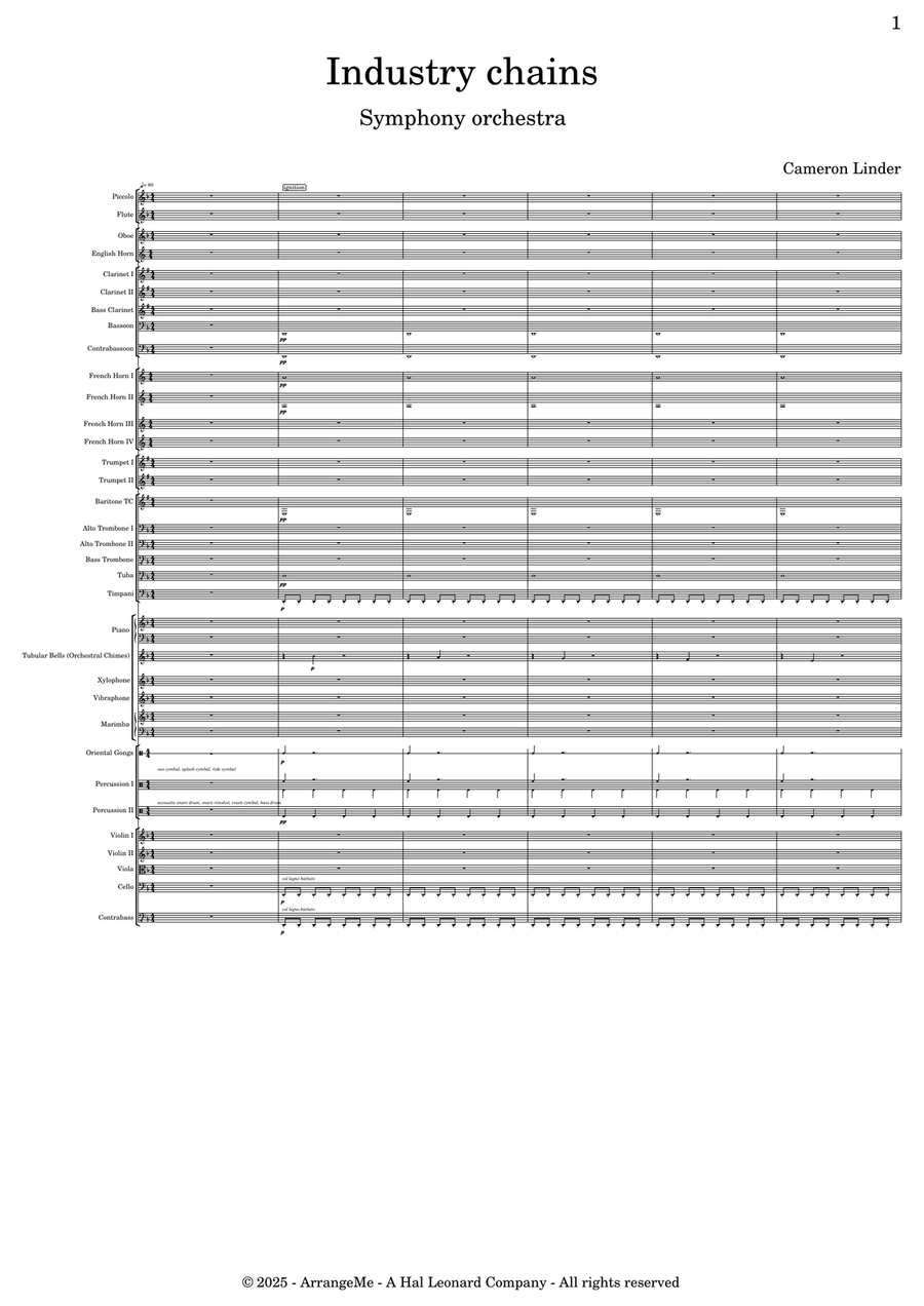 Industry chains Chamber Music scores gallery preview page 4