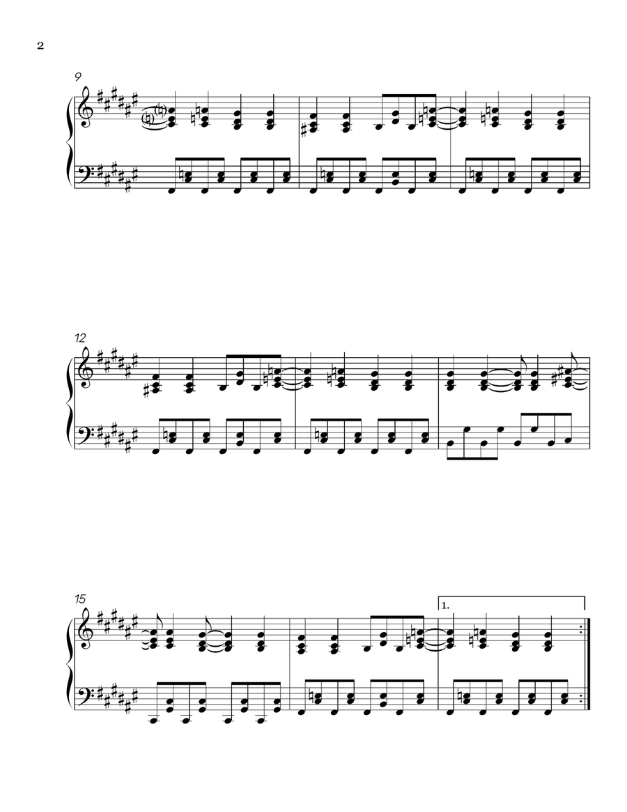 Living For The City Living For The City Piano Solo scores gallery preview page 2