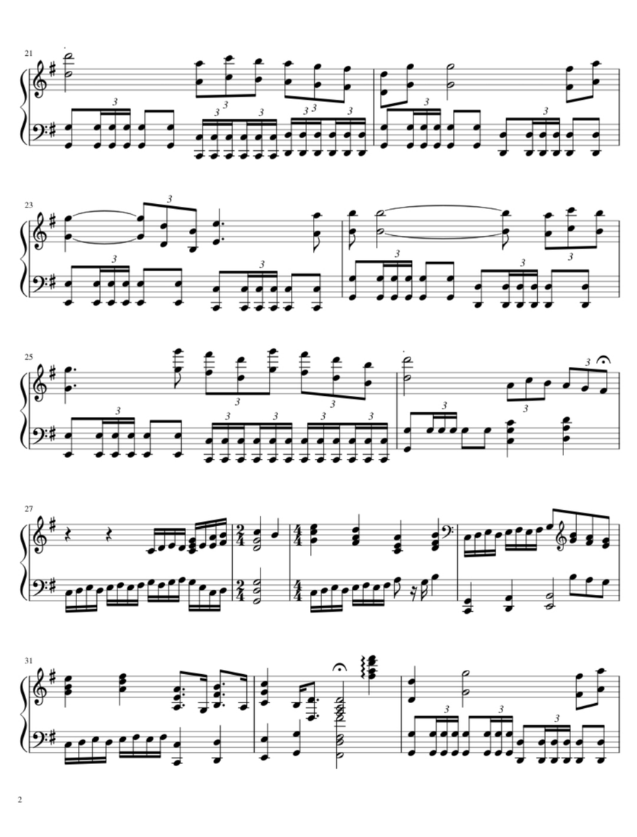 Time To Say Goodbye Time To Say Goodbye Easy Piano scores gallery preview page 2