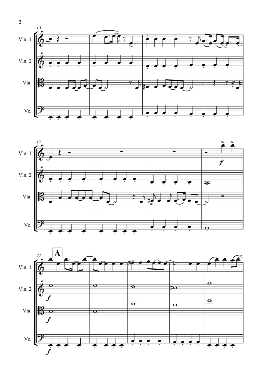 Haifisch Haifisch String Quartet scores gallery preview page 2