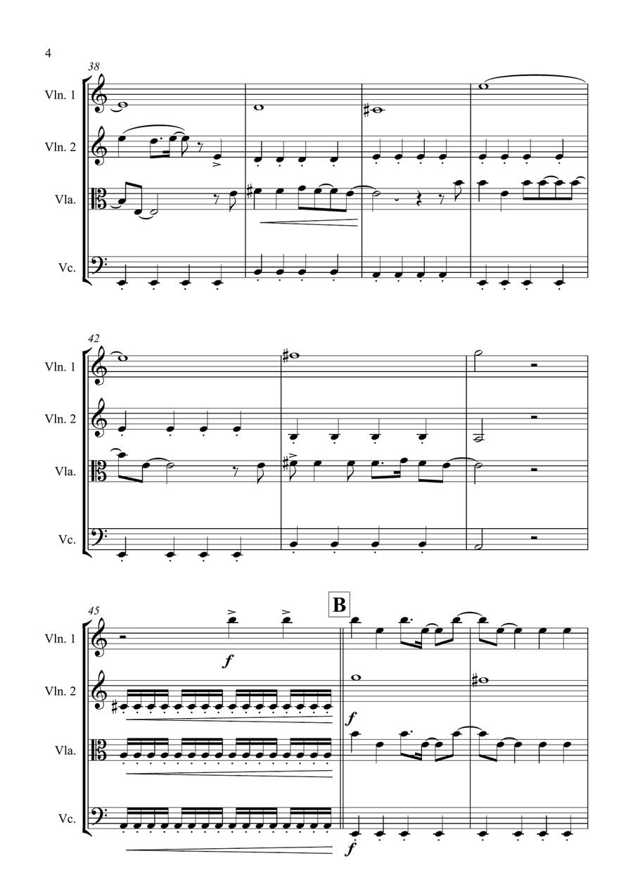 Haifisch Haifisch String Quartet scores gallery preview page 4