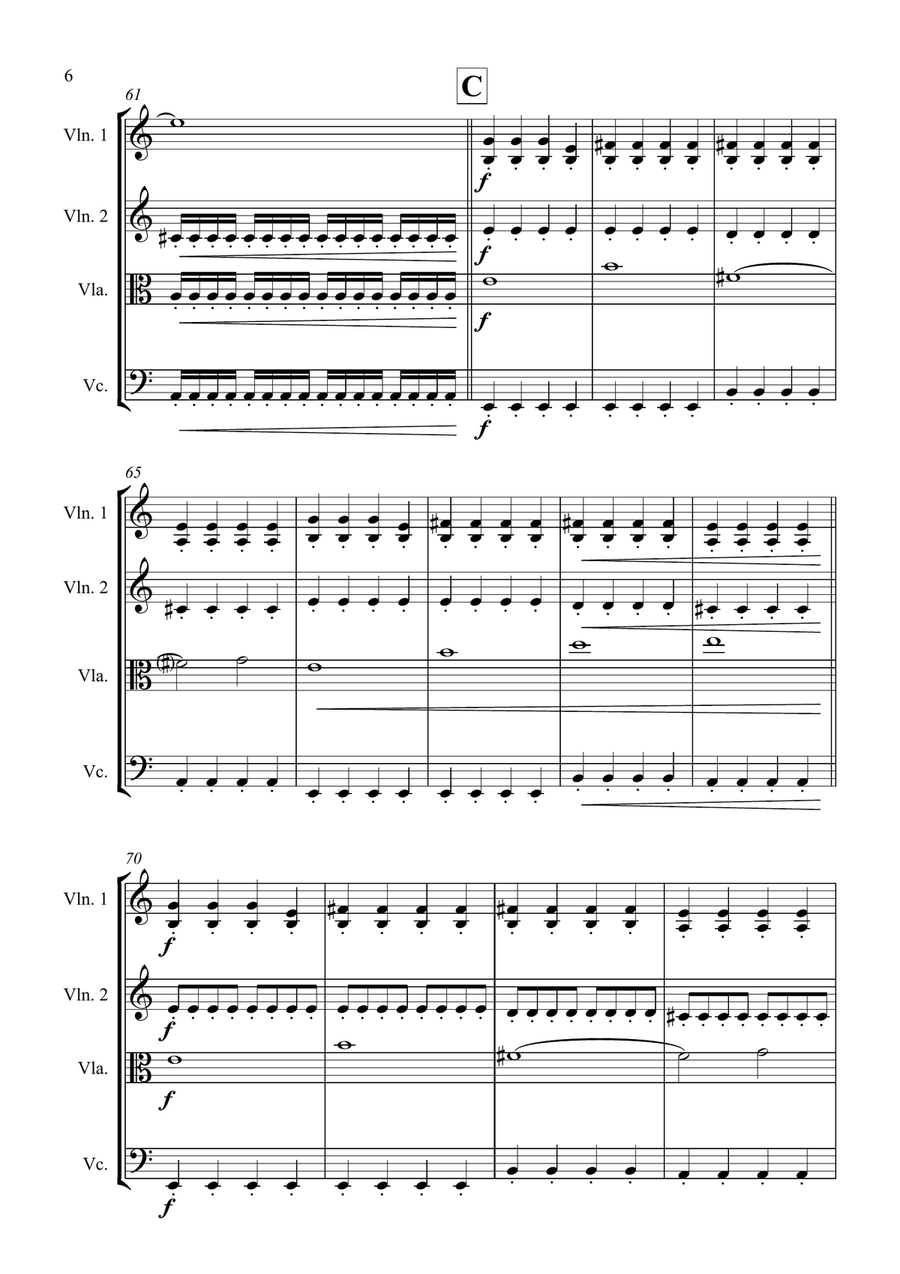 Haifisch Haifisch String Quartet scores gallery preview page 6