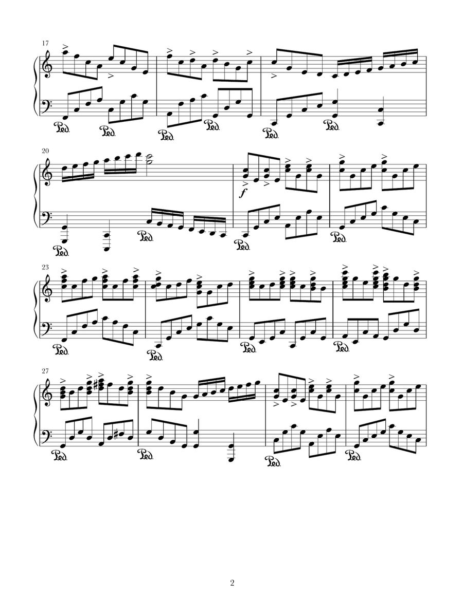 Holy, Holy, Holy (Large Print) Piano Solo scores gallery preview page 2
