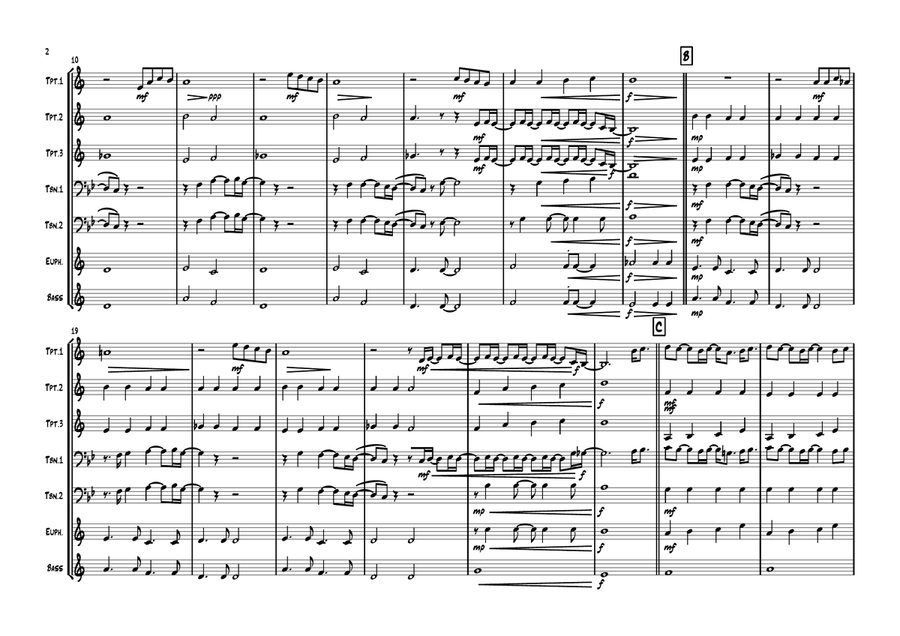 No Time To Die Brass Ensemble scores gallery preview page 2