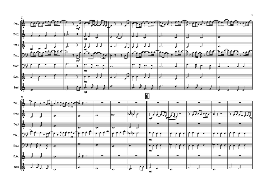 No Time To Die Brass Ensemble scores gallery preview page 3