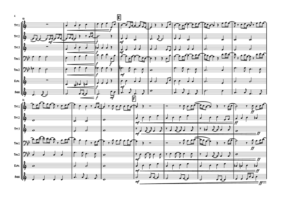 No Time To Die Brass Ensemble scores gallery preview page 4