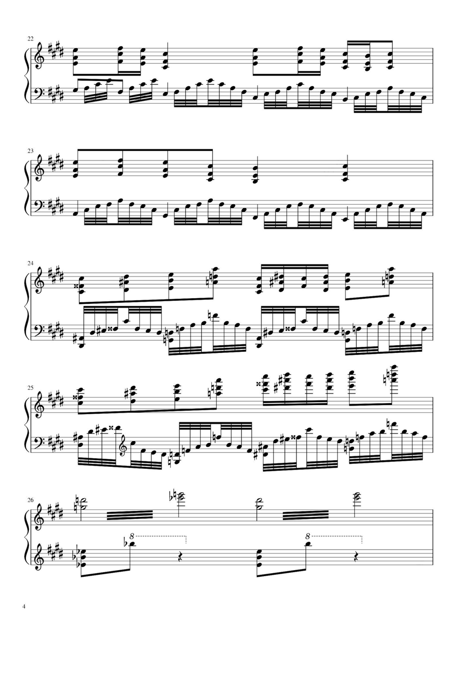 Jeux d'eau - Maurice Ravel Piano Solo scores gallery preview page 4