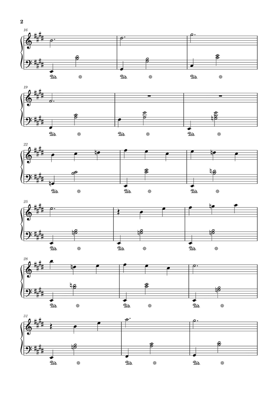 Gymnopedie No. 1 - Erik Satie Piano Solo scores gallery preview page 2