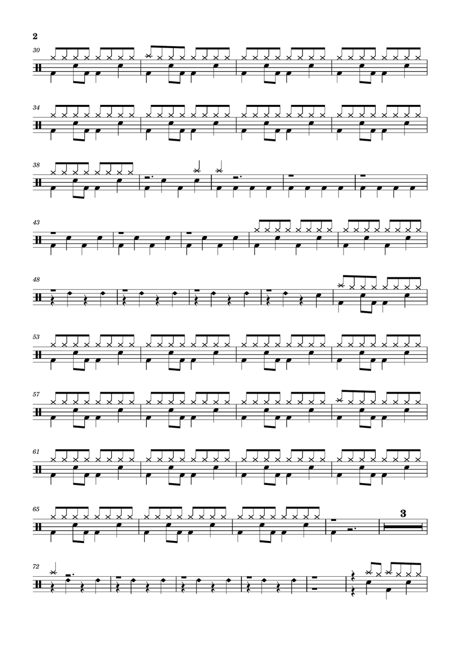 Chained To The Rhythm Chained To The Rhythm Drum Set scores gallery preview page 2