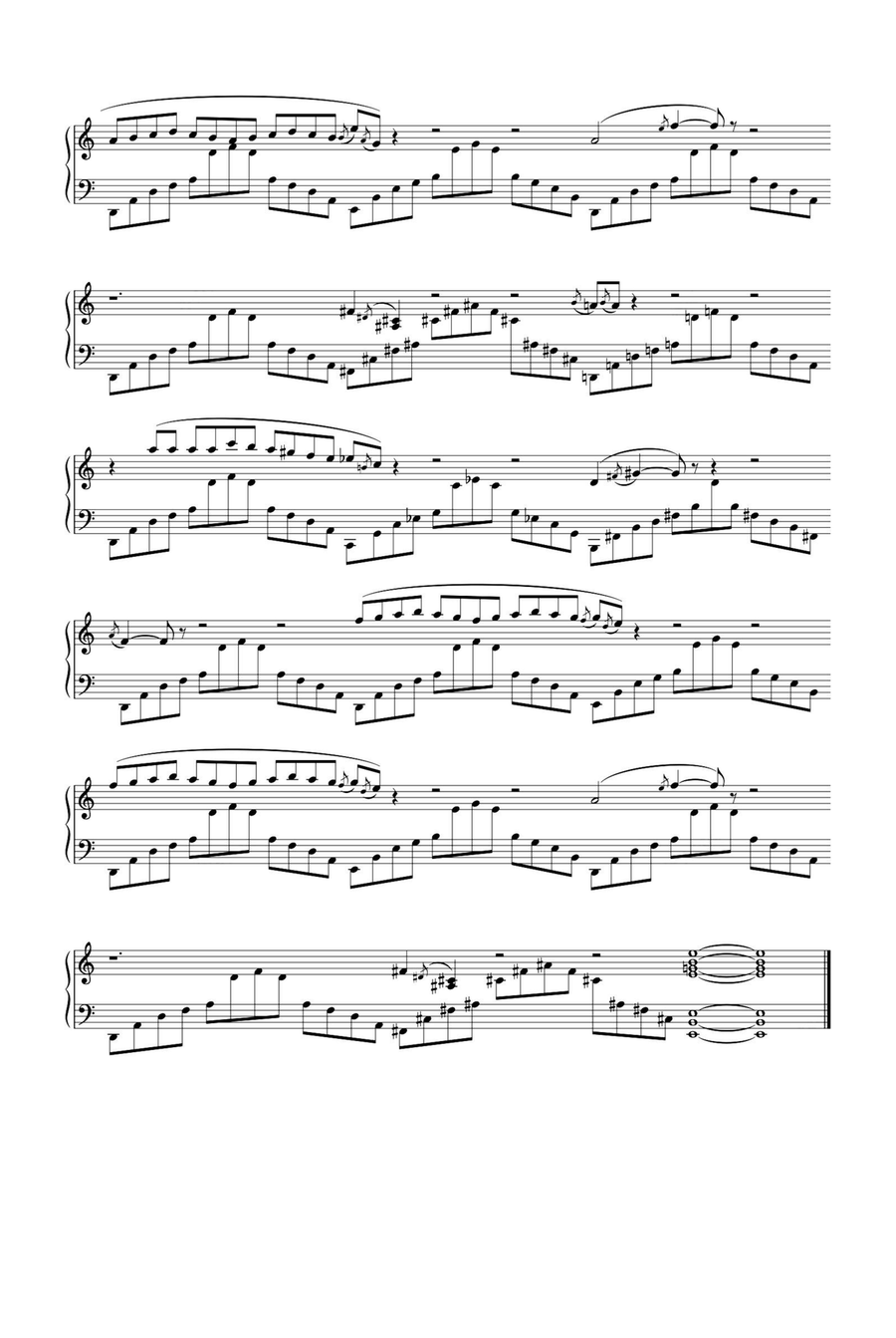 Gnossiennes 4-6 eme - Erik Satie Piano Solo scores gallery preview page 2