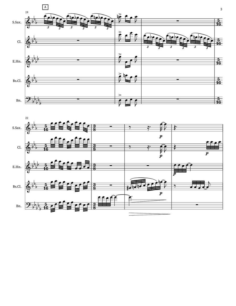 Hypnagogic Logic Woodwind Quintet - Digital Sheet Music page 3