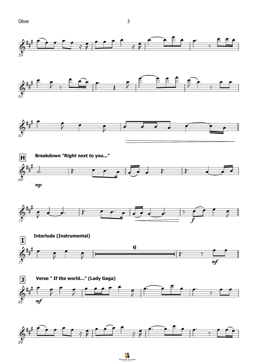 Die With A Smile Die With A Smile Piano scores gallery preview page 4
