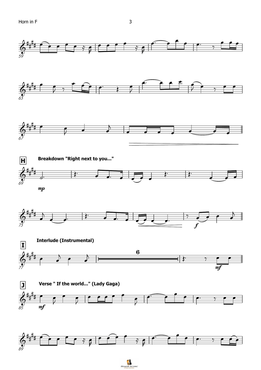 Die With A Smile Die With A Smile Piano scores gallery preview page 4
