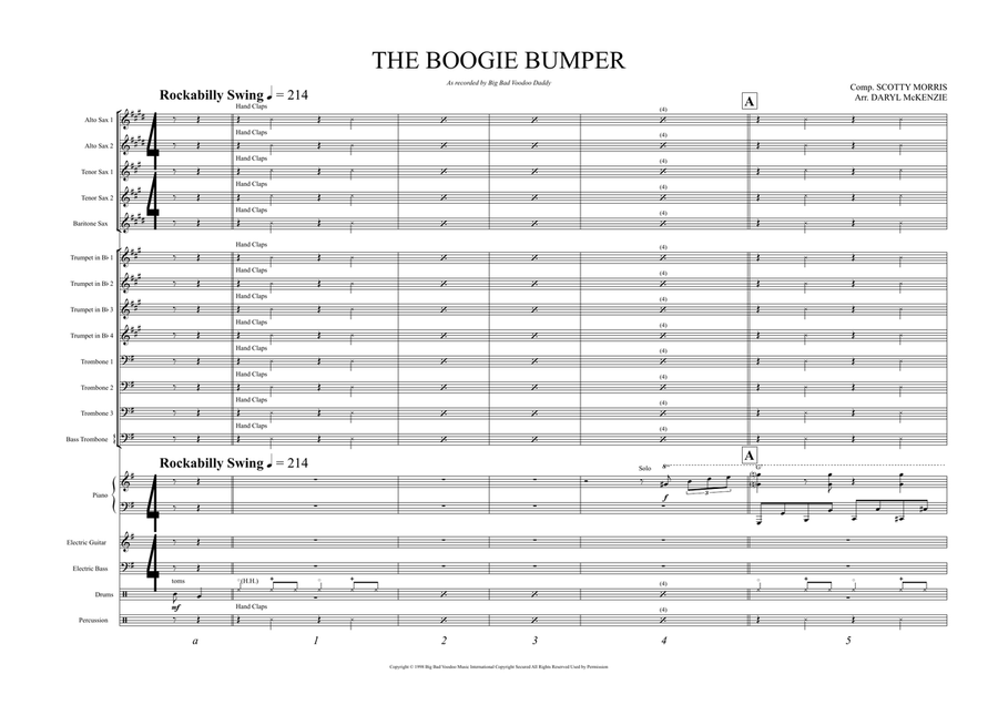 The Boogie Bumper Jazz Ensemble scores gallery preview page 1