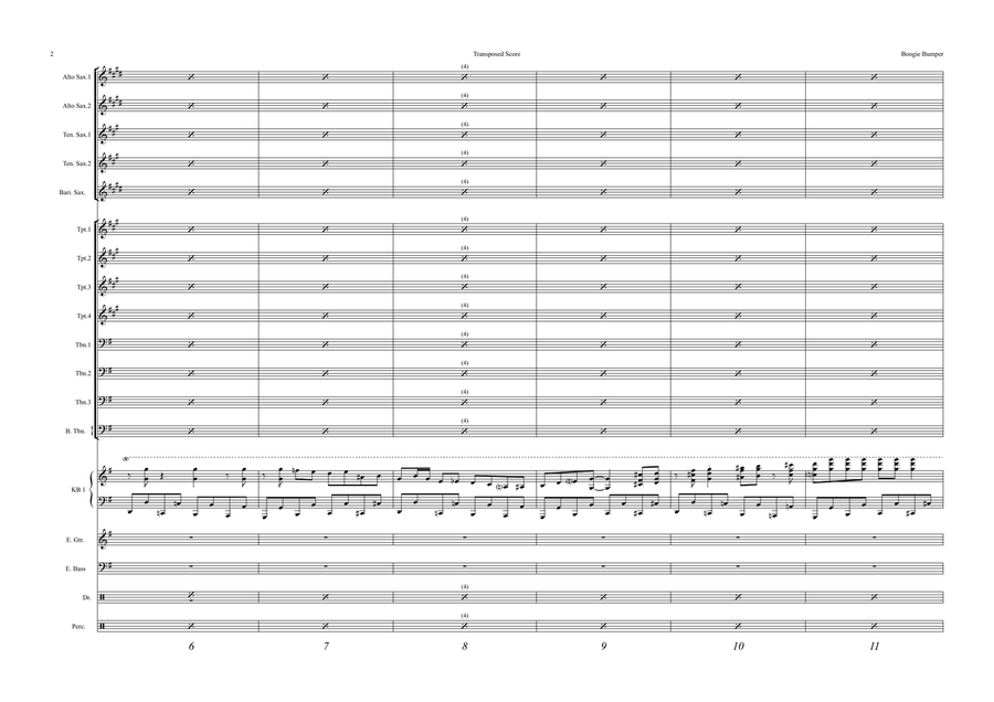 The Boogie Bumper Jazz Ensemble scores gallery preview page 2
