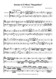 Sonata in E Minor 