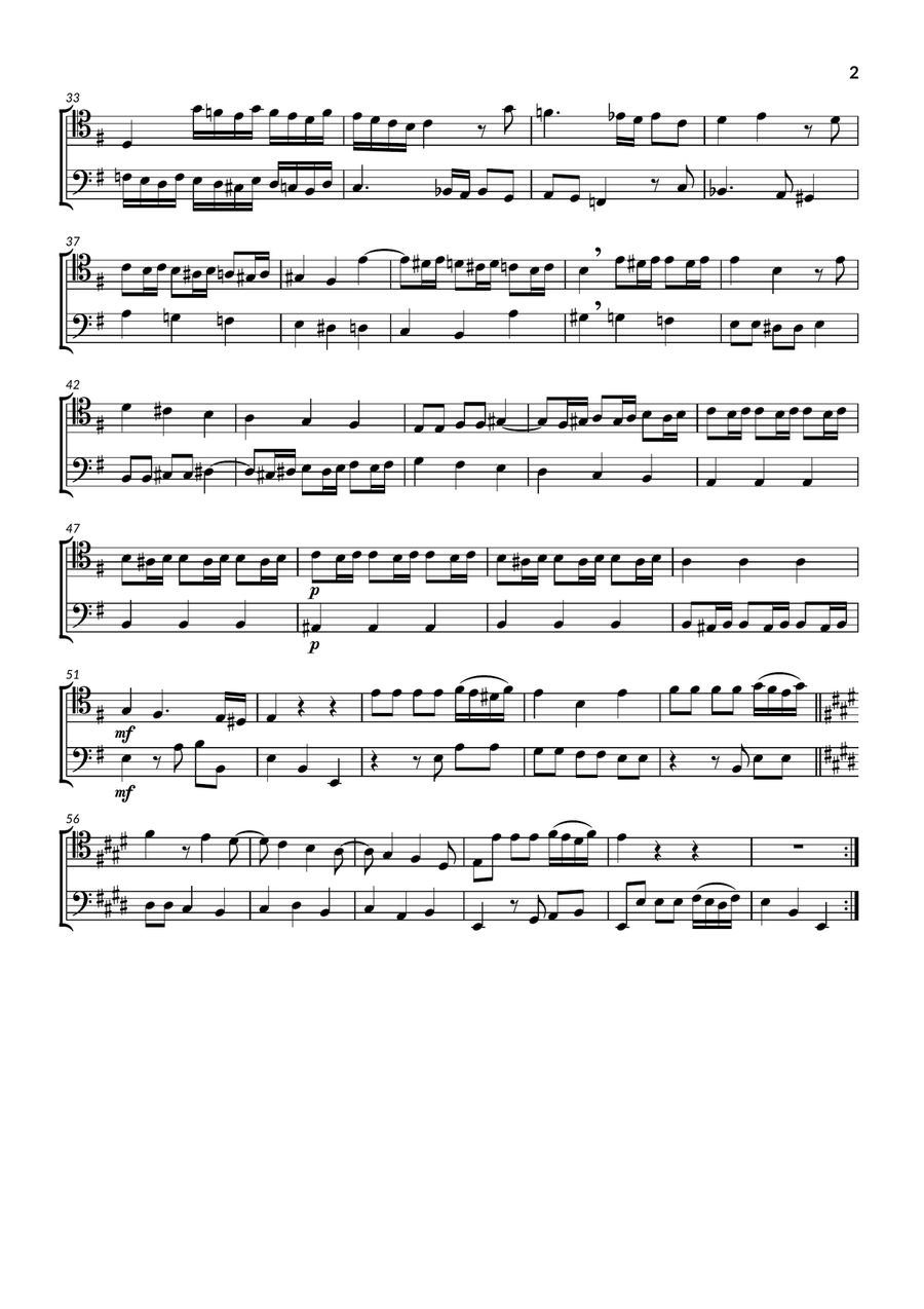 Sonata in E Minor 