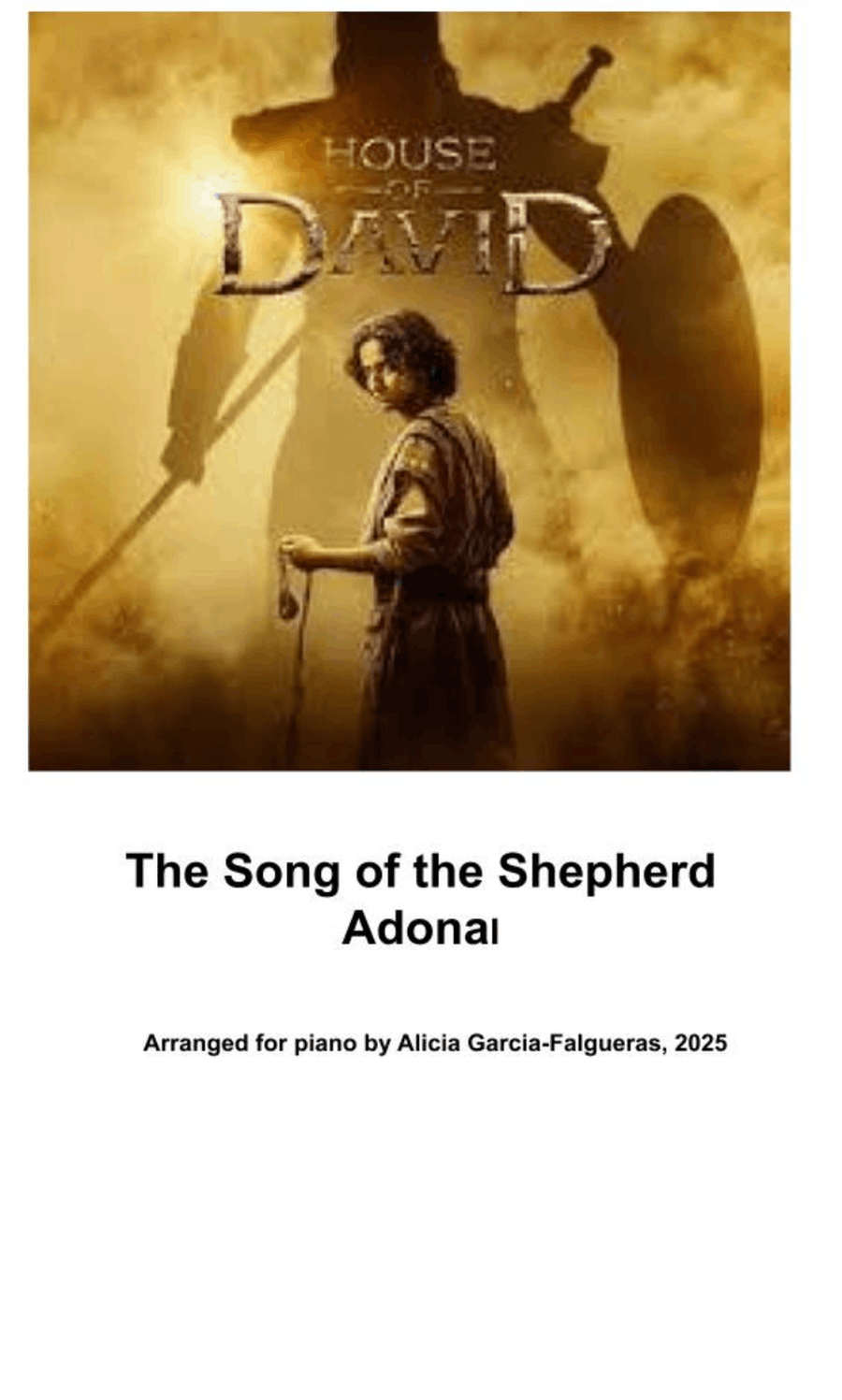 The song of the Shepherd Adonai Piano Solo scores gallery preview page 1