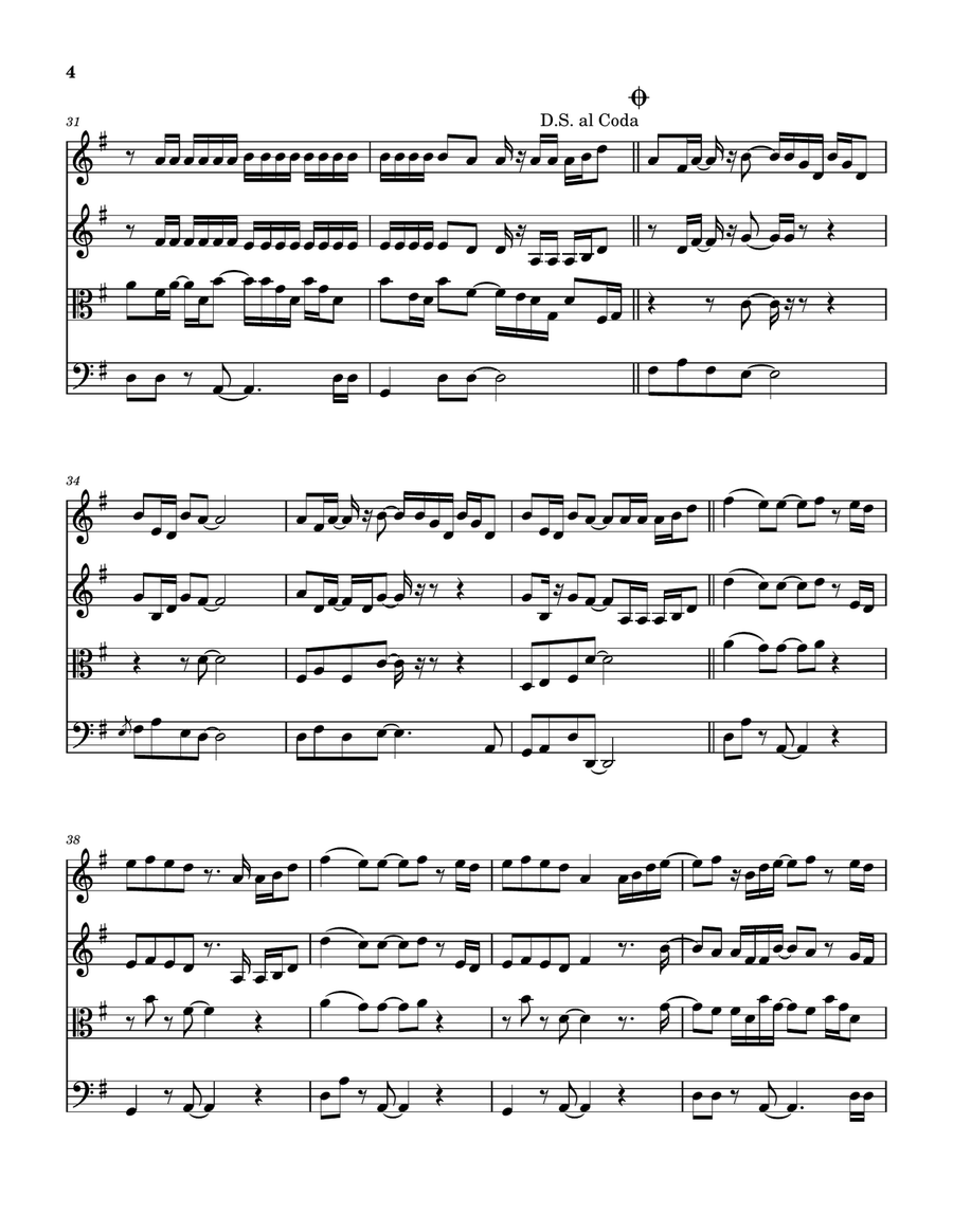 Drowning In Nostalgia Drowning In Nostalgia String Quartet scores gallery preview page 5