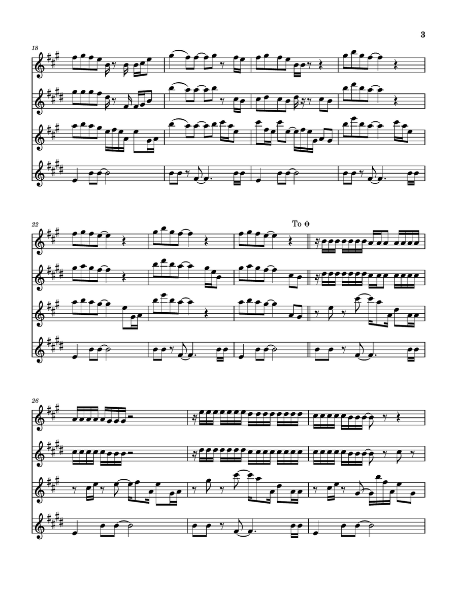 Drowning In Nostalgia Saxophone Quartet scores gallery preview page 4