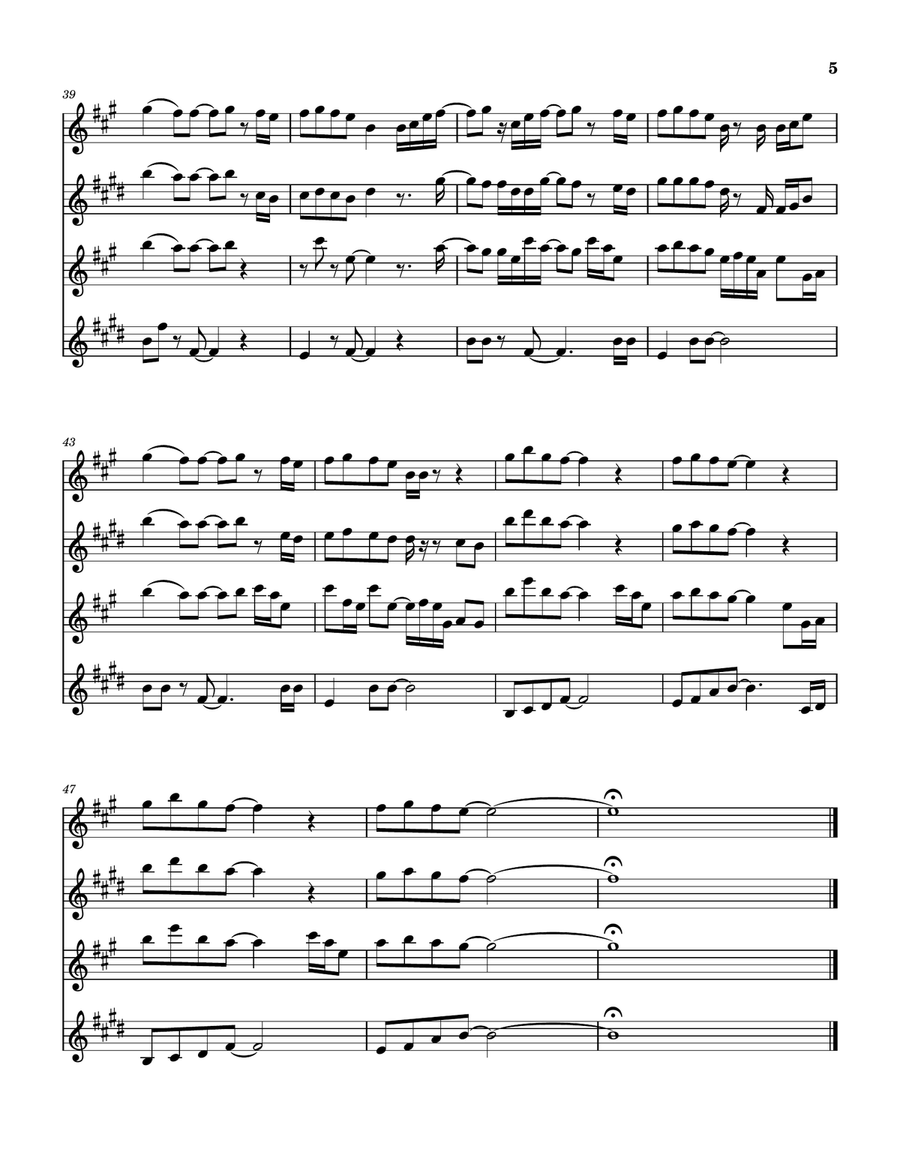 Drowning In Nostalgia Saxophone Quartet scores gallery preview page 6