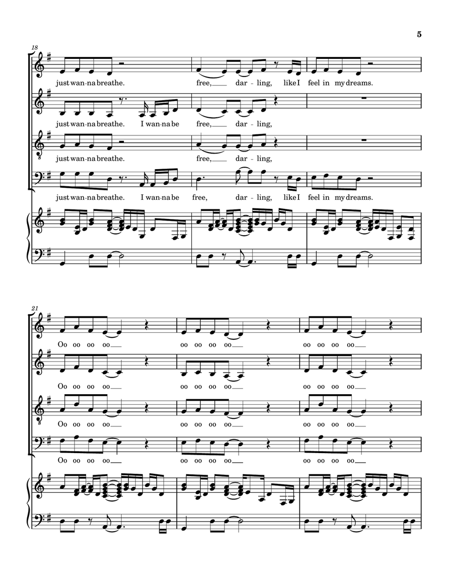 Drowning In Nostalgia Drowning In Nostalgia 4-Part scores gallery preview page 6