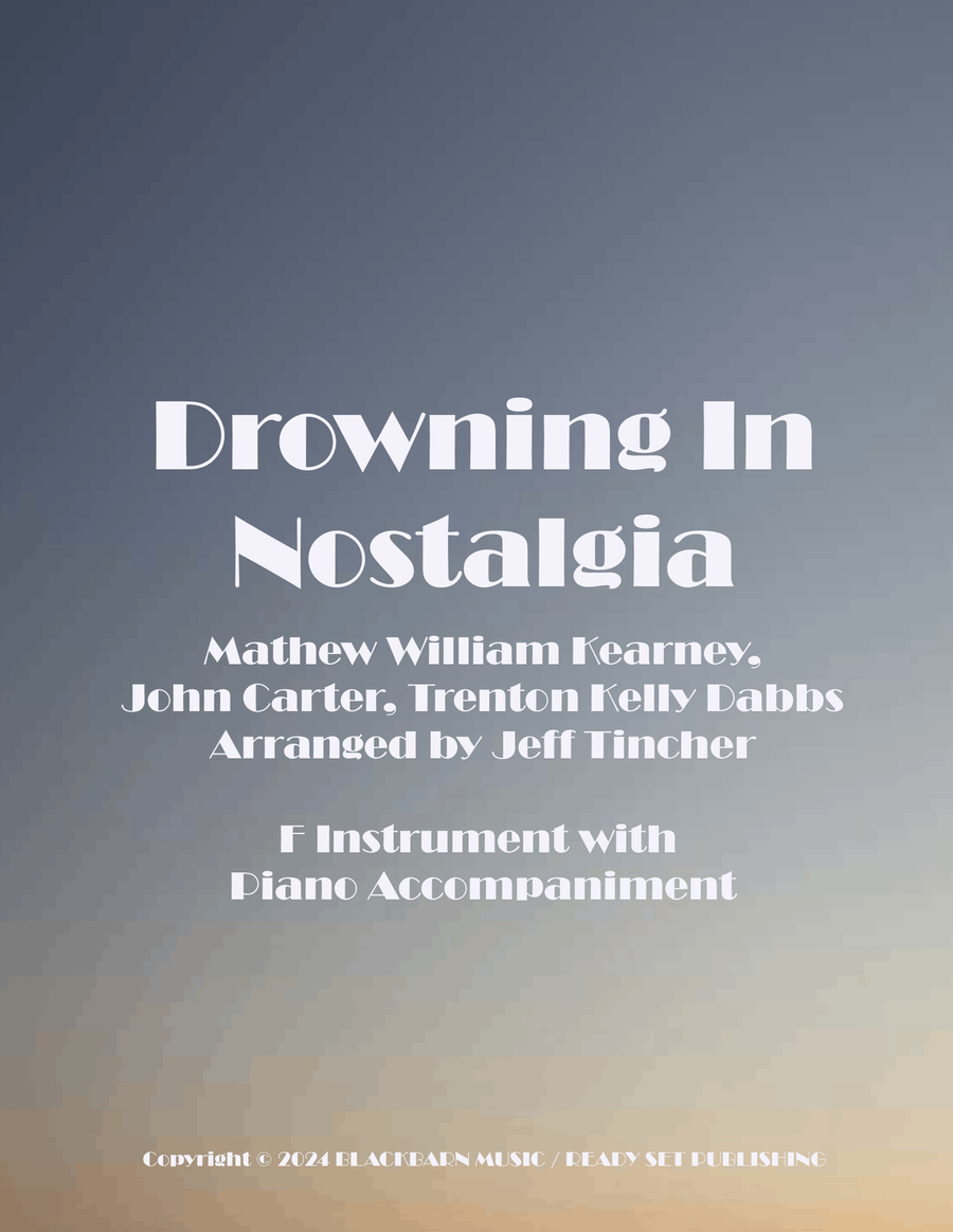 Drowning In Nostalgia Drowning In Nostalgia Piano scores gallery preview page 1