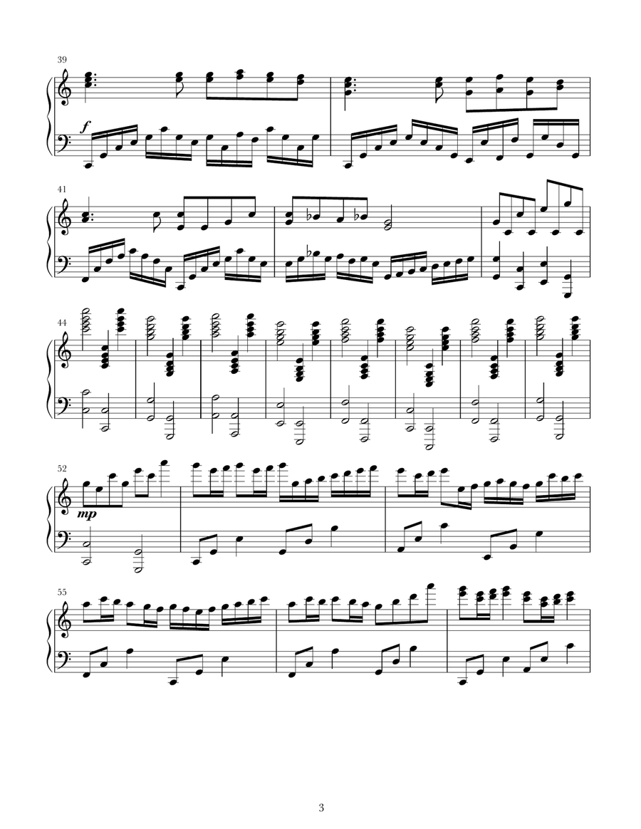 Canon (Pachelbel) Canon (Pachelbel) Piano Solo scores gallery preview page 3