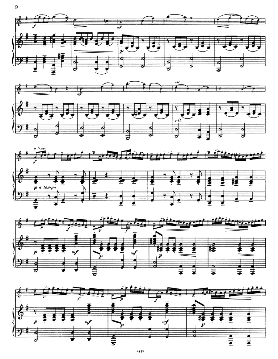 Huber Concertino No. 4, Op. 8 Violin Solo scores gallery preview page 5