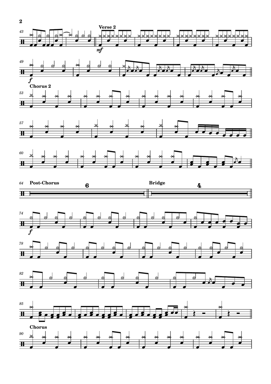 Love Without Tears Love Without Tears Drum Set scores gallery preview page 2