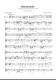 Shenandoah - Alto Sax in Db Major - Lyrics (Inspired by Tennessee Ernie Ford’s 1961 recording)