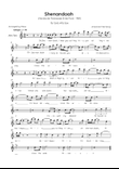 Shenandoah - Alto Sax in Eb Major - Lyrics (Inspired by Tennessee Ernie Ford’s 1961 recording)