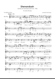 Shenandoah - Alto Sax in F# Major - Lyrics (Inspired by Tennessee Ernie Ford’s 1961 recording)