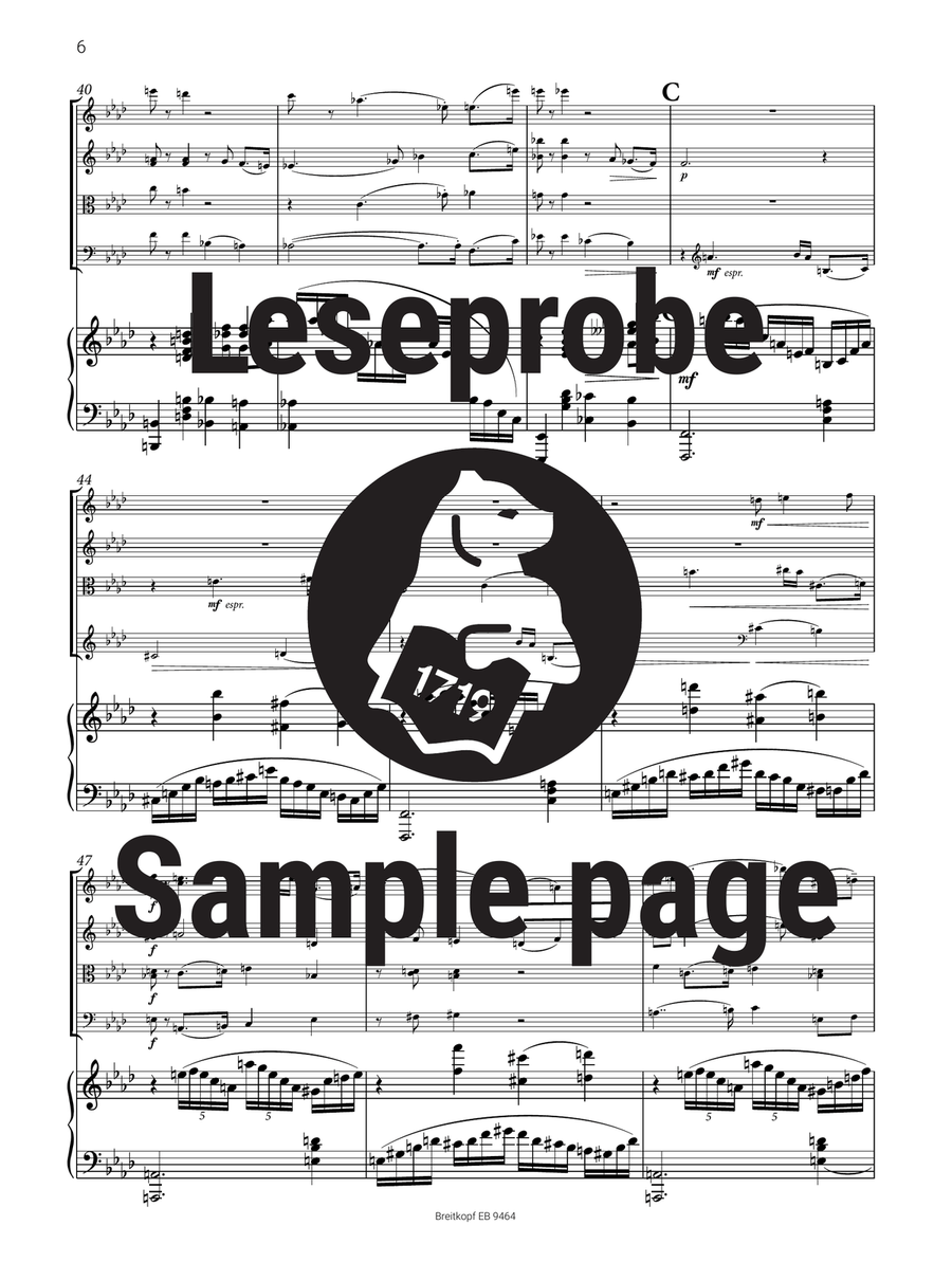 Piano Quintet in F minor Op. 2 Piano Quintet scores gallery preview page 5