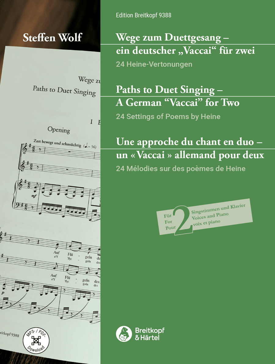 Paths to Duet Singing – A German “Vaccai” for Two Voice scores gallery preview page 1