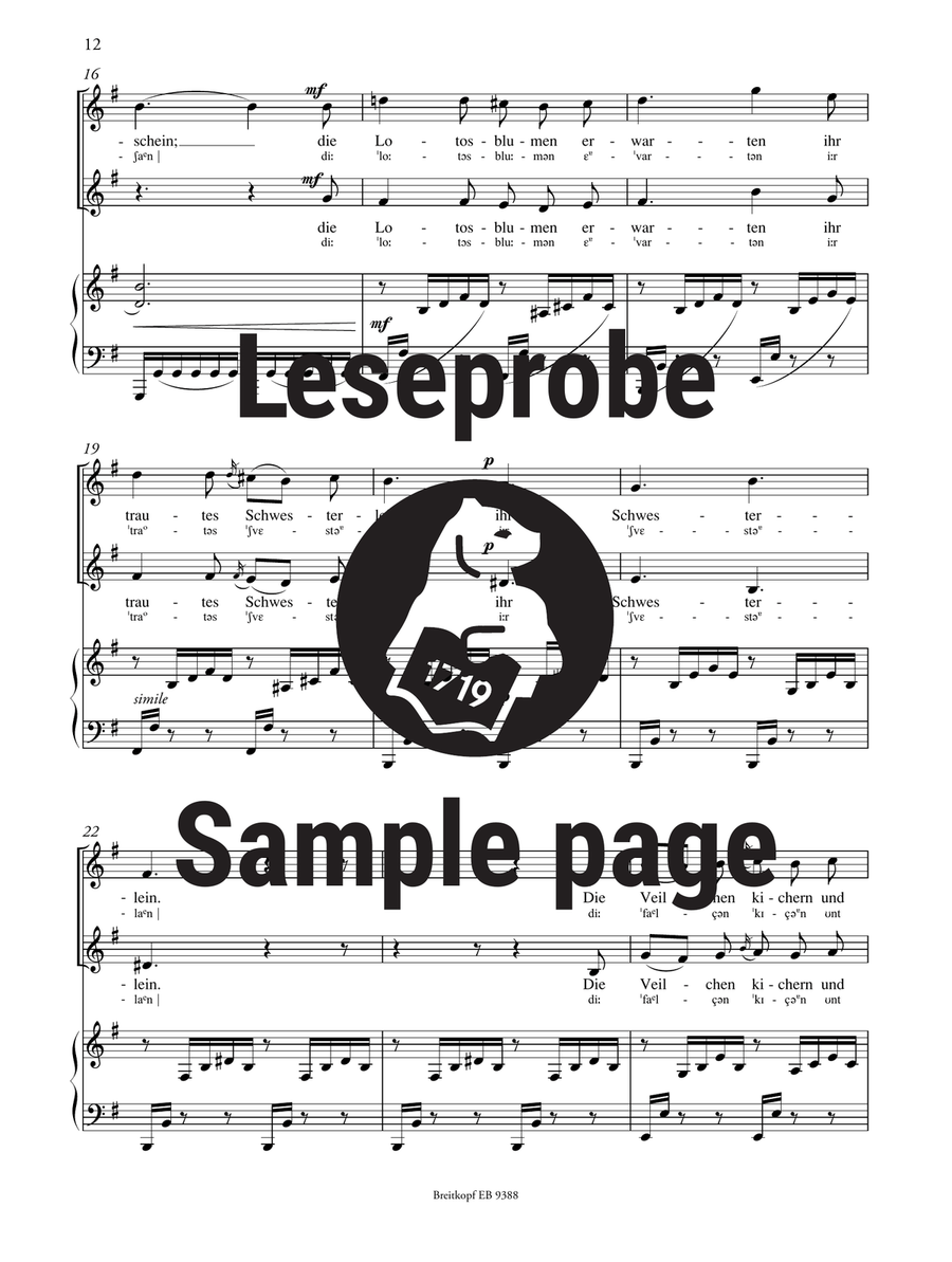 Paths to Duet Singing – A German “Vaccai” for Two Voice scores gallery preview page 4