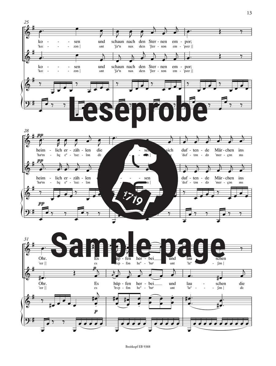 Paths to Duet Singing – A German “Vaccai” for Two Voice scores gallery preview page 5