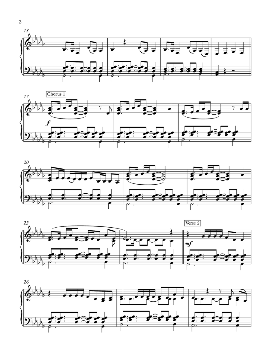 That's So True That's So True Piano Solo scores gallery preview page 2