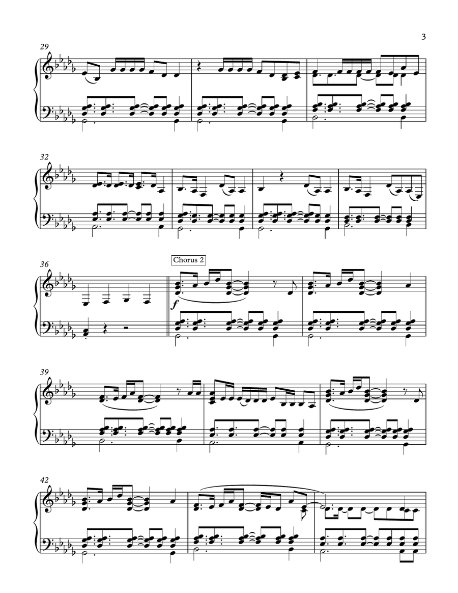 That's So True That's So True Piano Solo scores gallery preview page 3