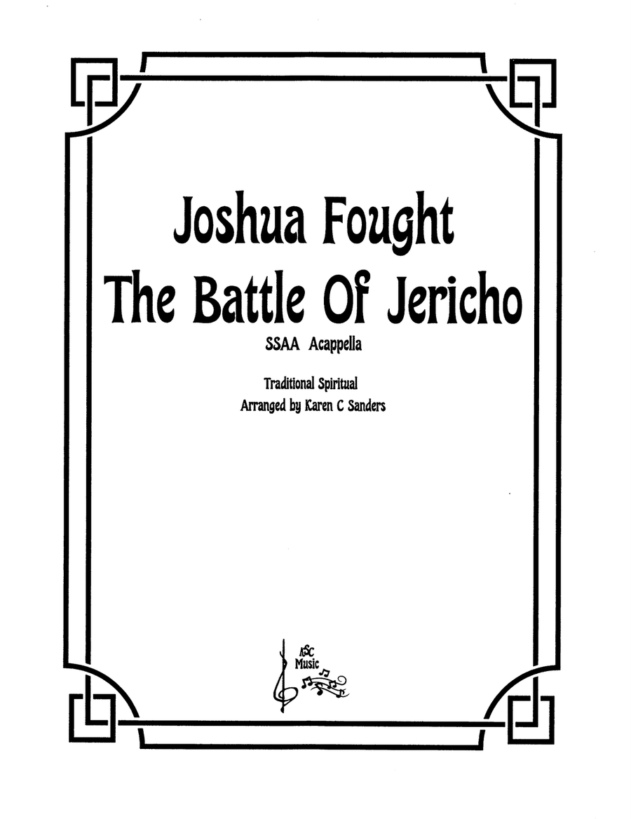 Joshua Fought The Battle Joshua Fought The Battle SSAA scores gallery preview page 1