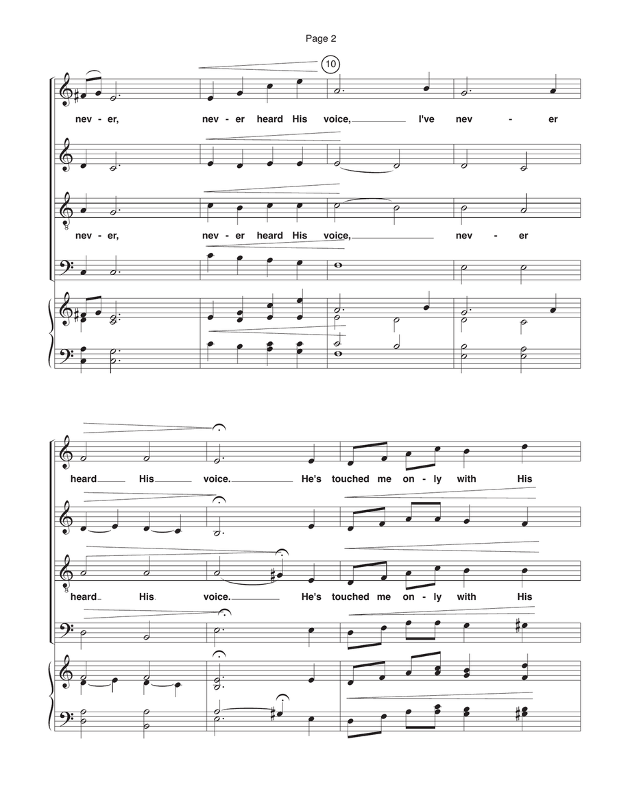 Not By Sight Not By Sight Divisi scores gallery preview page 2