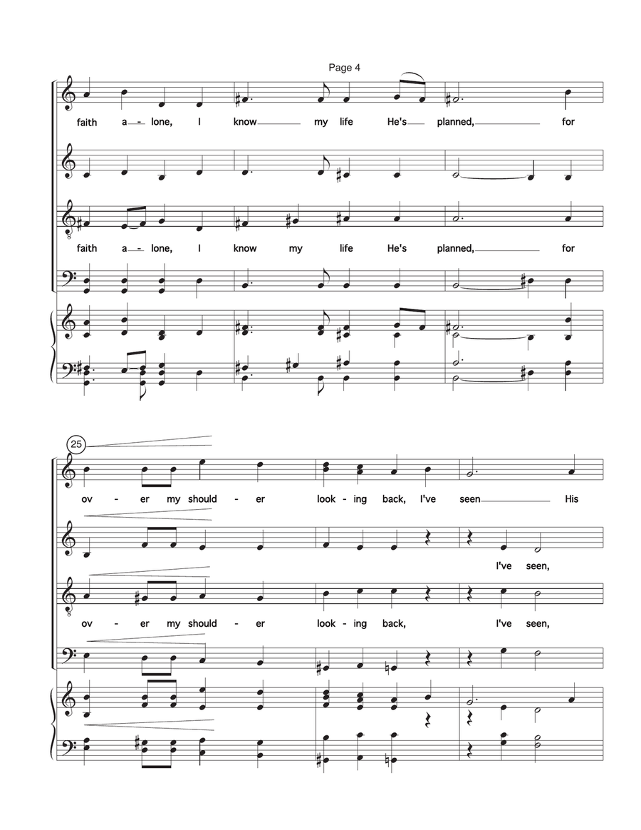 Not By Sight Not By Sight Divisi scores gallery preview page 4