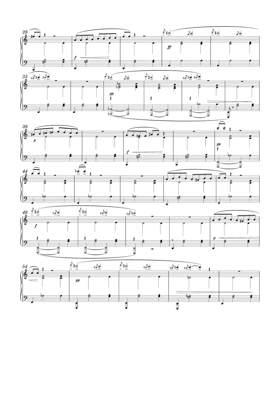Gnossienne 7 - Erik Satie Piano Solo scores gallery preview page 2