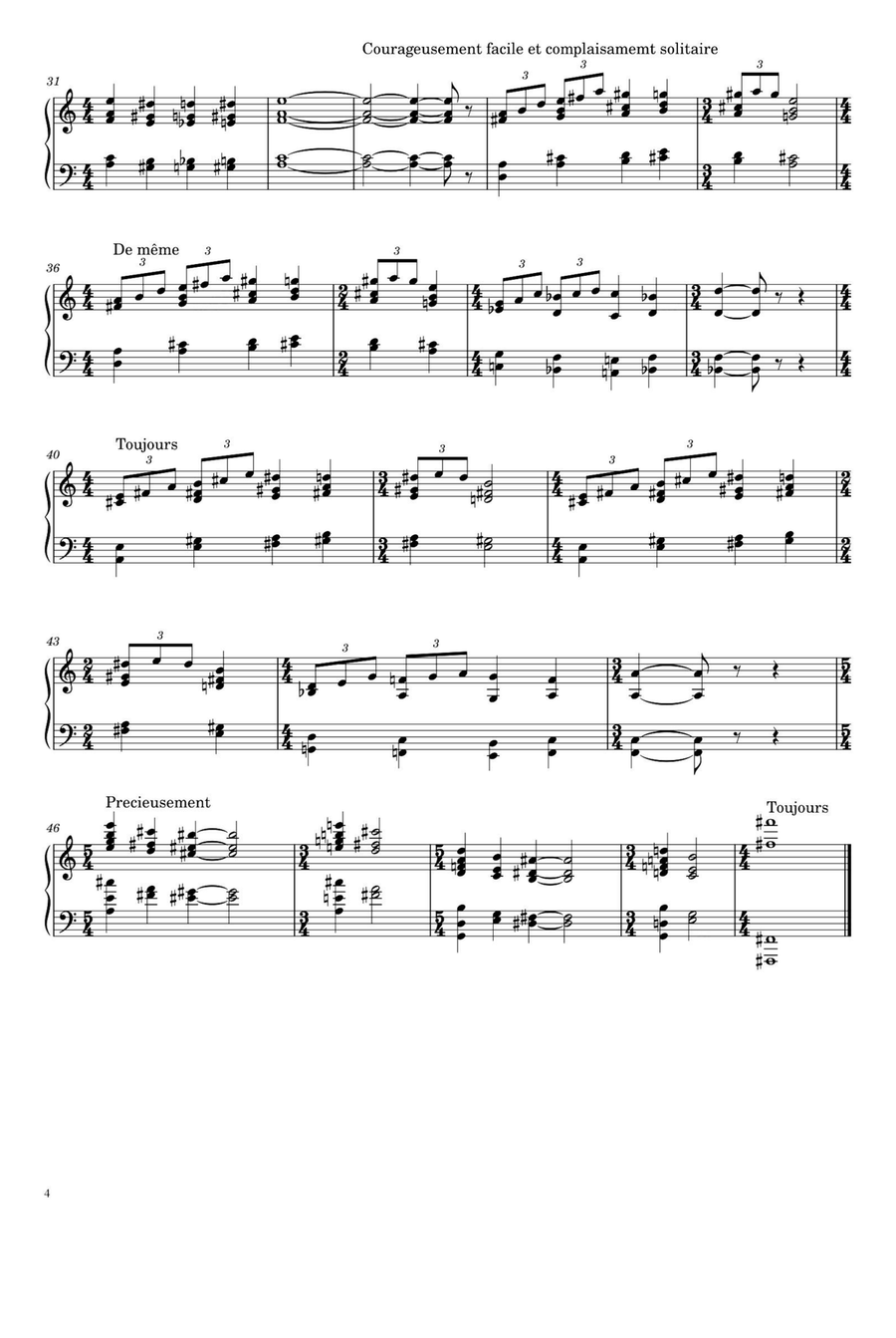 Le Fils Des Étoiles - Erik Satie Piano Solo scores gallery preview page 4