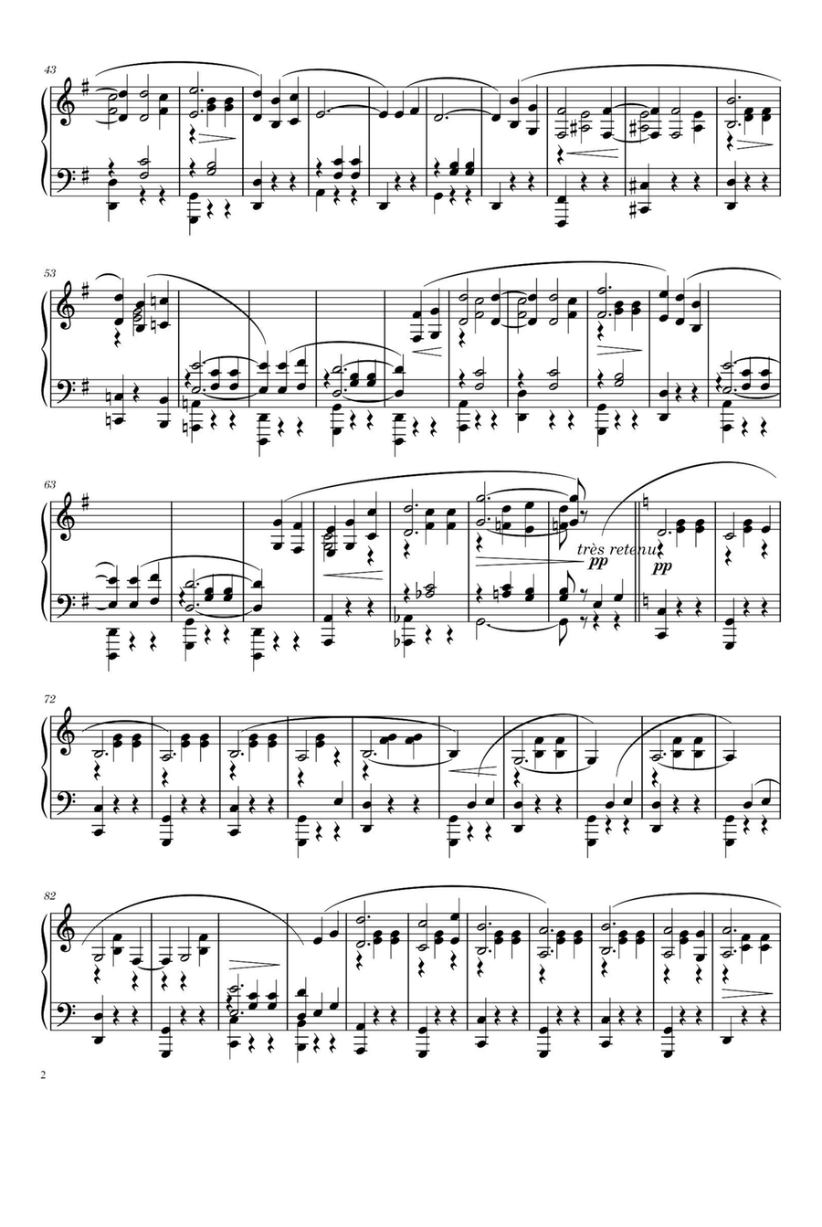 Je Te Veux - Erik Satie Je Te Veux - Erik Satie Piano Solo scores gallery preview page 2
