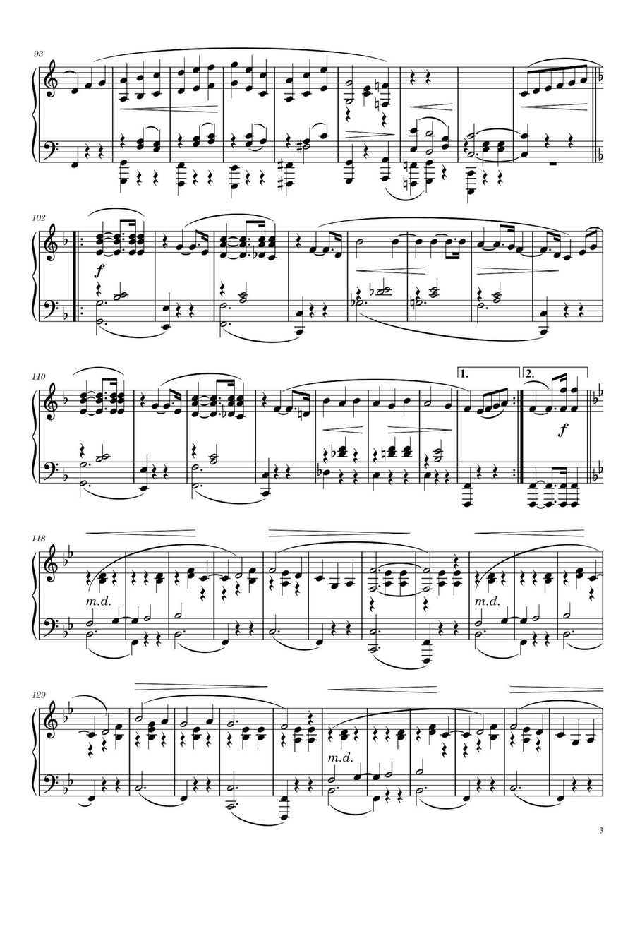 Je Te Veux - Erik Satie Je Te Veux - Erik Satie Piano Solo scores gallery preview page 3