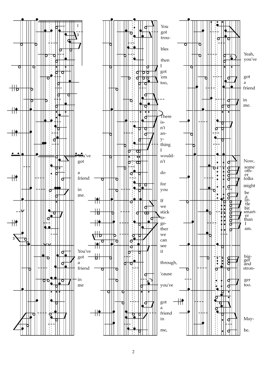 You've Got A Friend In Me Piano, Vocal scores gallery preview page 2